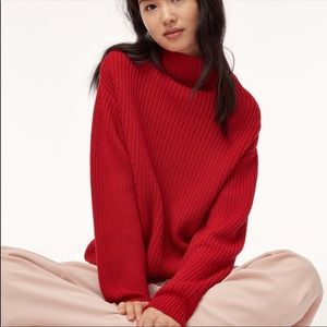 Aritzia Montpelier sweater red xxs